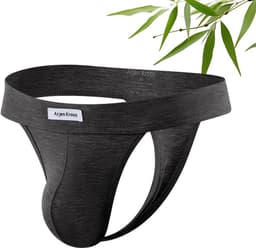 Heren Sexy Bamboe String Ondergoed Lage Taille Tanga slips — thumbnail 1