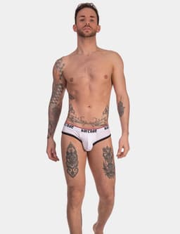 Barcode Berlin Maxime Backless Brief White - MAAT XL - Erotisch Heren Ondergoed - Slip voor Man - Sexy mannen Slip — thumbnail 5