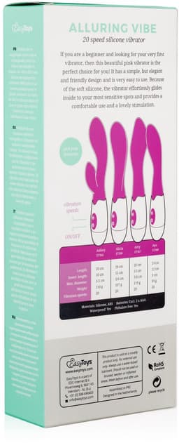 EasyToys - Blossom Vibrator - Flexibele Schacht - Vibrators voor Vrouwen en Mannen - Sex Toys voor Vrouwen - Vibrators - G-Spot Vibrator - Clitoris Stimulator - Anale Vibrator - Roze — thumbnail 6