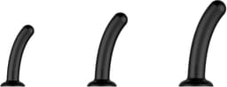 Nexus - Dilator Set Siliconen Anaal Dildos - Zwart — thumbnail 6
