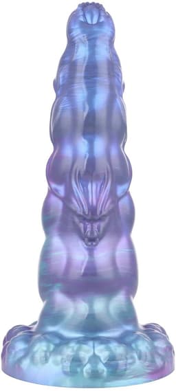 Wildolo Dragonite XXL Fantasy Dildo met Zuignap 37,5 cm – Siliconen Dildo – Multicolor — thumbnail 5