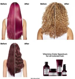 L’Oréal Professionnel Vitamino Color Spectrum Masker - Hydrateert en verzorgt - Kleurbescherming voor gekleurd haar - 250 ml — thumbnail 7