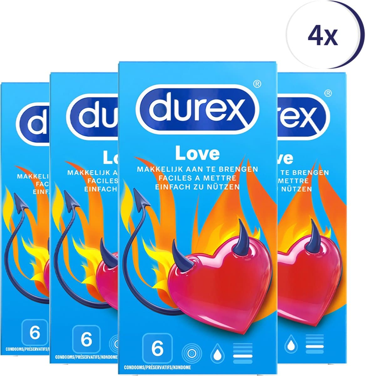 Durex Condooms Love 6st x 4 — afbeelding 1