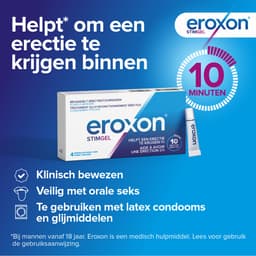 Eroxon Stimgel - Helpt een erectie te krijgen in 10 minuten - Behandeling van impotentie - Stimuleert doorbloeding penis - Makkelijk en veilig in gebruik - Klinisch bewezen - Compatibel met latex condooms - 4 tubes — thumbnail 2