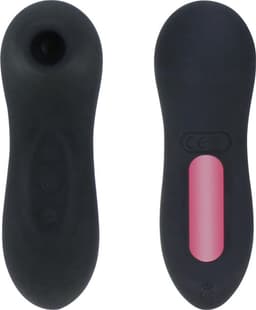 Mini Luchtdruk Stimulator – Discreet Reisformaat – Zacht Siliconen – Voor Vrouwen – Zwart — thumbnail 1