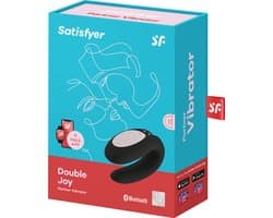 Satisfyer 'Double Joy', 9 cm, met app