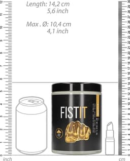 Fist It Jar Glijmiddel op Waterbasis in Handige Emmer - 1000ml — thumbnail 9
