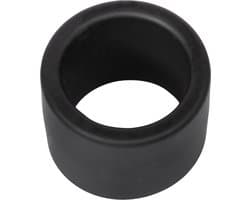 Rimba - Siliconen Scrotumring - Ballstretcher - Hoogte 40 mm - Zwart