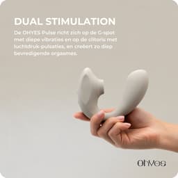 OHYES Pulse - Clitoris Stimulator & G Spot Vibrator - Luchtdruk Vibrators voor Vrouwen - Sex Toys voor Vrouwen - Beige — thumbnail 5