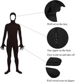 Ademend Zentai Bodysuit voor Volwassenen met Open Gezicht — thumbnail 4