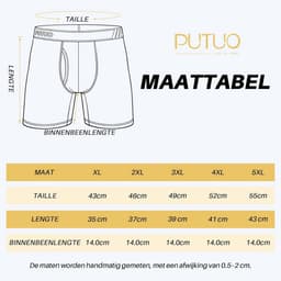 Heren Boxershorts - Ondergoed Lange Pijp - Dagelijks Comfort - Brede Tailleband Ondersteuning - Grote Maten - Multipack — thumbnail 6