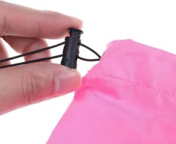 Heren doorzichtige string met voorgevormde pouch en koord, blauw — thumbnail 3