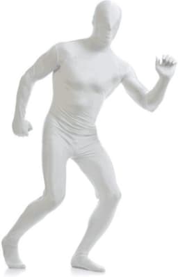 Unisex Full Body Spandex Kostuum Zwart voor Heren en Dames - Elastische Bodysuit — thumbnail 3