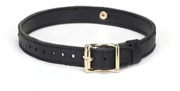 Liebe Seele Demon's Kiss Collar – Luxe Leren Halsband met Gouden O-ring — thumbnail 6