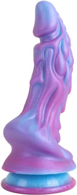 Banoch | Dildo fantasy Dragon | blauw / paars | siliconen met zuignap | Monster creature — thumbnail 6