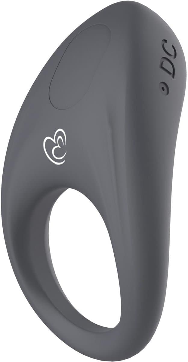 EasyToys Ring Play – Grijs Cockring – Penisring – Vibrerende Cockring voor Mannen en Stellen – Penis Stimulator – Seksspeeltje voor Koppels – Oplaadbaar via USB – Waterdicht – Intiem Sex & Seks Speeltje – Discreet Cadeau voor Mannen — afbeelding 1