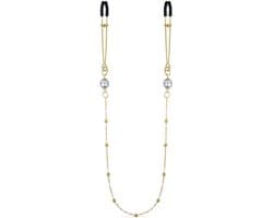 Gouden Tepelklemmen met Ketting en Parels