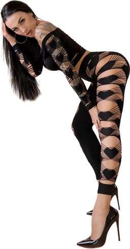 Chilirose - Cr 4436 Top & Leggins Black S/L — thumbnail 4