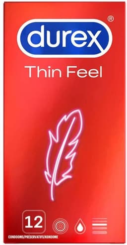 Durex - Condooms Thin Feel 12 st. — thumbnail 10