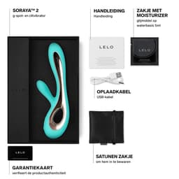 LELO SORAYA 2 – Rabbitstimulator – Waterdicht – Draadloos – Aqua — thumbnail 2