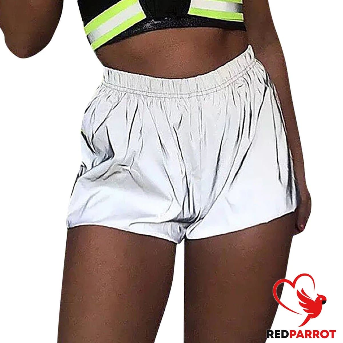 Dames Reflecterend Short - Zilver - Korte broek — afbeelding 1