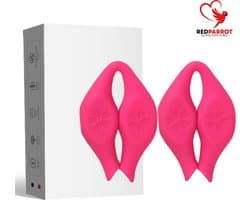 Set van twee magnetische klemmen - Tepelklem - Clitorisklem - 2 in 1 - Clip - BDSM - SM - Stimulatie - Pocketsize