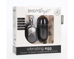 Shots Toys 10 Speed Draadloos Vibrerend Ei met Afstandsbediening - Zwart