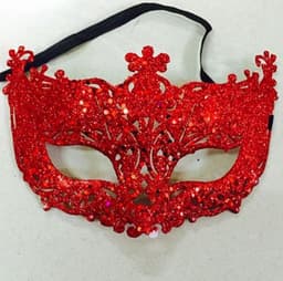 CHPN - Masker - Spannend masker - Gemaskerd bal - Oogmasker - Venetiaans masker - Mask - Verkleden - Bal - Carnaval - Rood — thumbnail 4