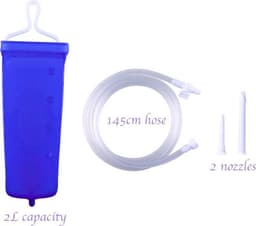 Klysma  2L •  Home Enema Kit • Anal Shower Irrigator • Voor constipatie • Hygiënische darmreiniging • Darmreiniging • Optimale darmreiniging • Anale douche • Vaginale douche •Ontgifting •Laxeermiddel •Darmspoeling — thumbnail 4