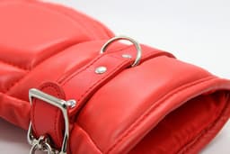 Banoch - Bondage Mittens - PU Leer - Rood - bdsm — thumbnail 11