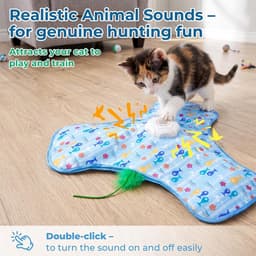 Kattenspeelgoed met veerautomaat, oplaadbaar — thumbnail 2