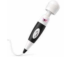 Pixey Wand Massager Black Edition - Krachtige Wand Vibrator - 8000 RPM - Netstroom - Zwart
