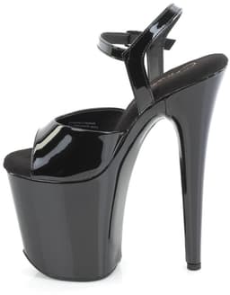 Pleaser - FLAMINGO809WR Sandaal met enkelband, Paaldans schoenen - US 13 - 44 Shoes - Zwart — thumbnail 4