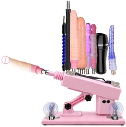 Premes - Sex Machine Pakket - Met 8 Opzetstukken - Inclusief Dildo's + Pocket Pussy - Seksspeeltjes Voor Mannen - Vrouwen - Neukmachine - Sexmachine - Man - Vrouw - Fuck Machine - Pocketpussy - Dildo Machine - Sex Toys - Seks Toys — thumbnail 1