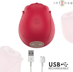 Krachtige Lucht Druk Clitoris Zuiger Camellia- Clitoris Zuiger in de vorm van een Roos -Luchtdruk Clitoris Stimulator - 10 Zuig Standen - Clitoris Zuiger en Vibrator - Oplaadbaar en Waterdicht — thumbnail 5