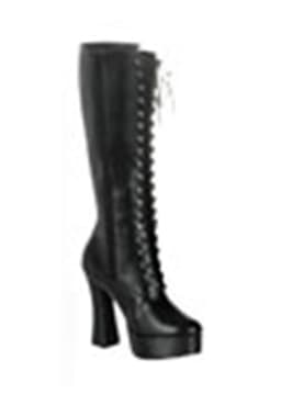 Pleaser - ELECTRA-2020 Kniehoge laarzen - US 12 - 42 Shoes - Zwart — thumbnail 2