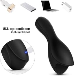 Vibrerende Masturbator met 3 Dilators - Eikel Vibrator - 10 Standen - Oplaadbaar - Zacht Siliconen - Vibrator voor Mannen — thumbnail 5