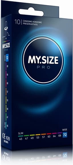 My.Size Pro Condooms - 72 mm 10 stuks — thumbnail 7
