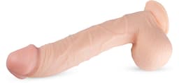 Real Fantasy - Lexon - Realistische Dildo met Zuignap - 33 cm - Dildo - Dildo's - Sex Toys voor Vrouwen - Sex Toys voor en Mannen - Dildo Mannen Anaal - Beige — thumbnail 4