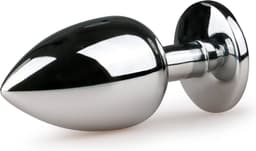Metalen buttplug Zilver/Roze - L — thumbnail 3