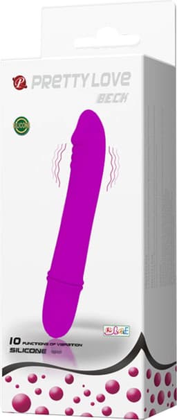 Pretty Love Beck - Mini Vibrator - Klein maar Fijn - 10 Vibratiestanden - Paars — thumbnail 12