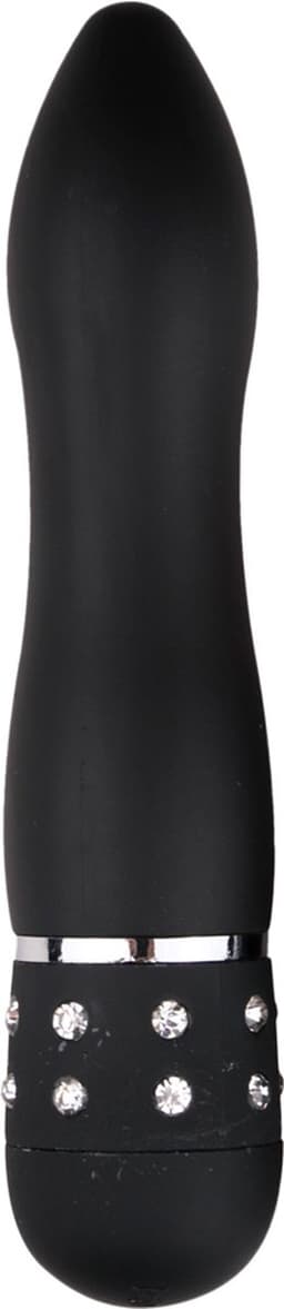 Easytoys Mini Vibrator Glad - Zwart — thumbnail 2