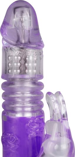 EasyToys - Stotende Rabbit Vibrator - Tarzan Vibrator - Vibrators voor Vrouwen - Sex Toys voor Vrouwen - Vibrators - G-Spot Vibrator - Clitoris Stimulator - Paars — thumbnail 6