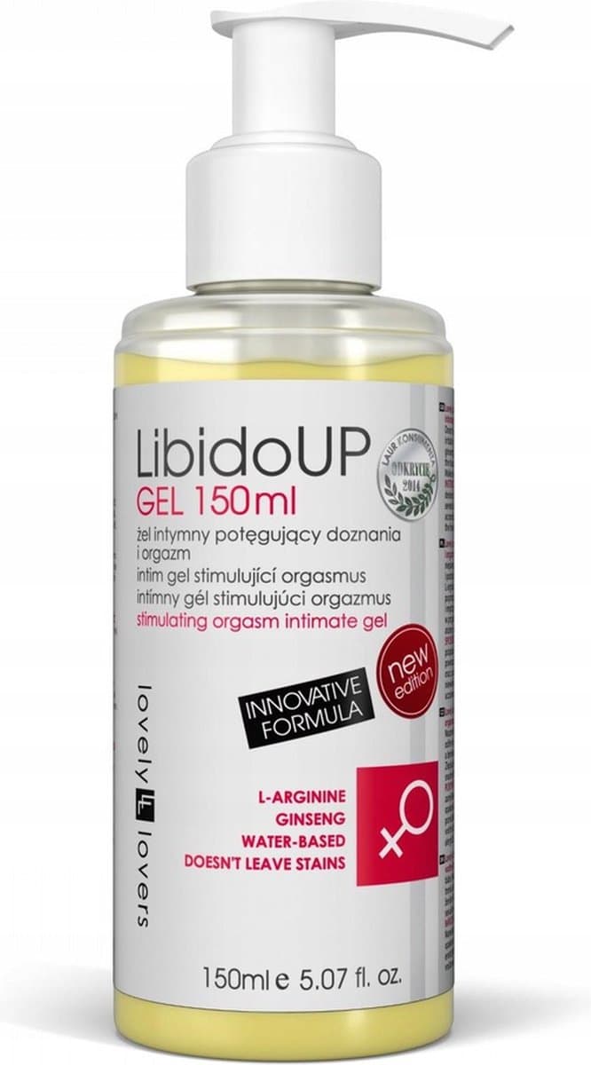 LibidoUp Gel intieme gel om sensaties en orgasme te verbeteren 150ml — afbeelding 1