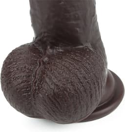 Lovetoy - Realistische XXL Dildo Met Zuignap 23 x 4 cm - Bruin — thumbnail 5