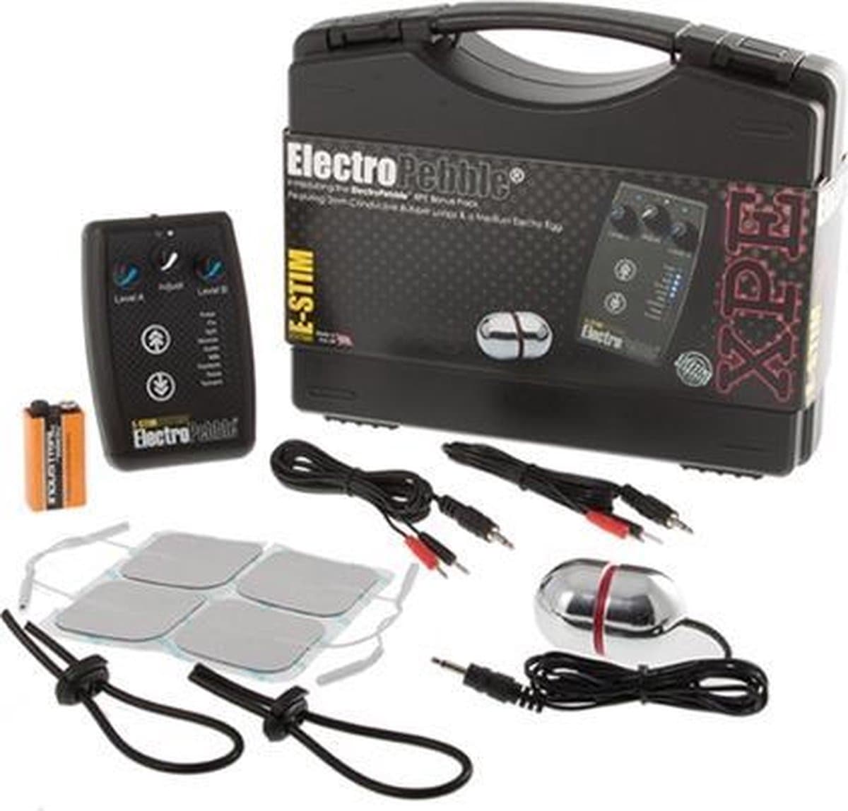 E-Stim ElectroPebble XPE – Complete Electrosex Startersset — afbeelding 1
