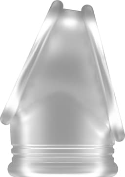 No.48 - Cockring with Ball Strap - Translucent — thumbnail 2