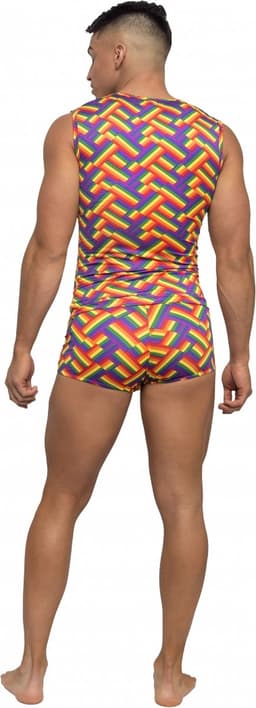 Male Power Fitness Tank - S multicolor S — thumbnail 7