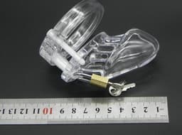 Daily Goods - Mannen kuisheidskooi small - chastity device - peniskooi - plastic — thumbnail 6