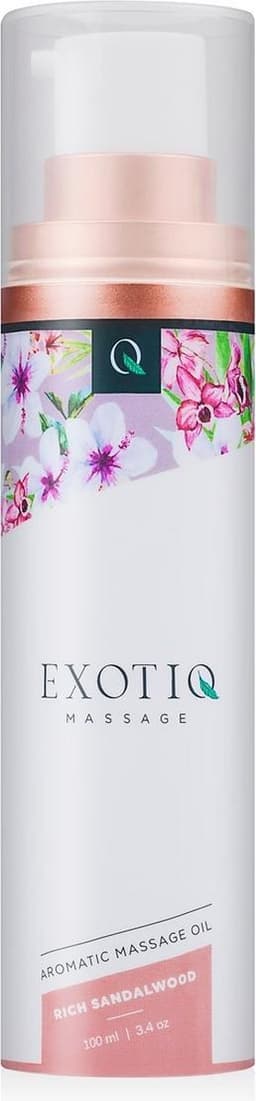 Exotiq - Massageolie - Massage Olie - Rich Sandalwood - 100 ml — thumbnail 1